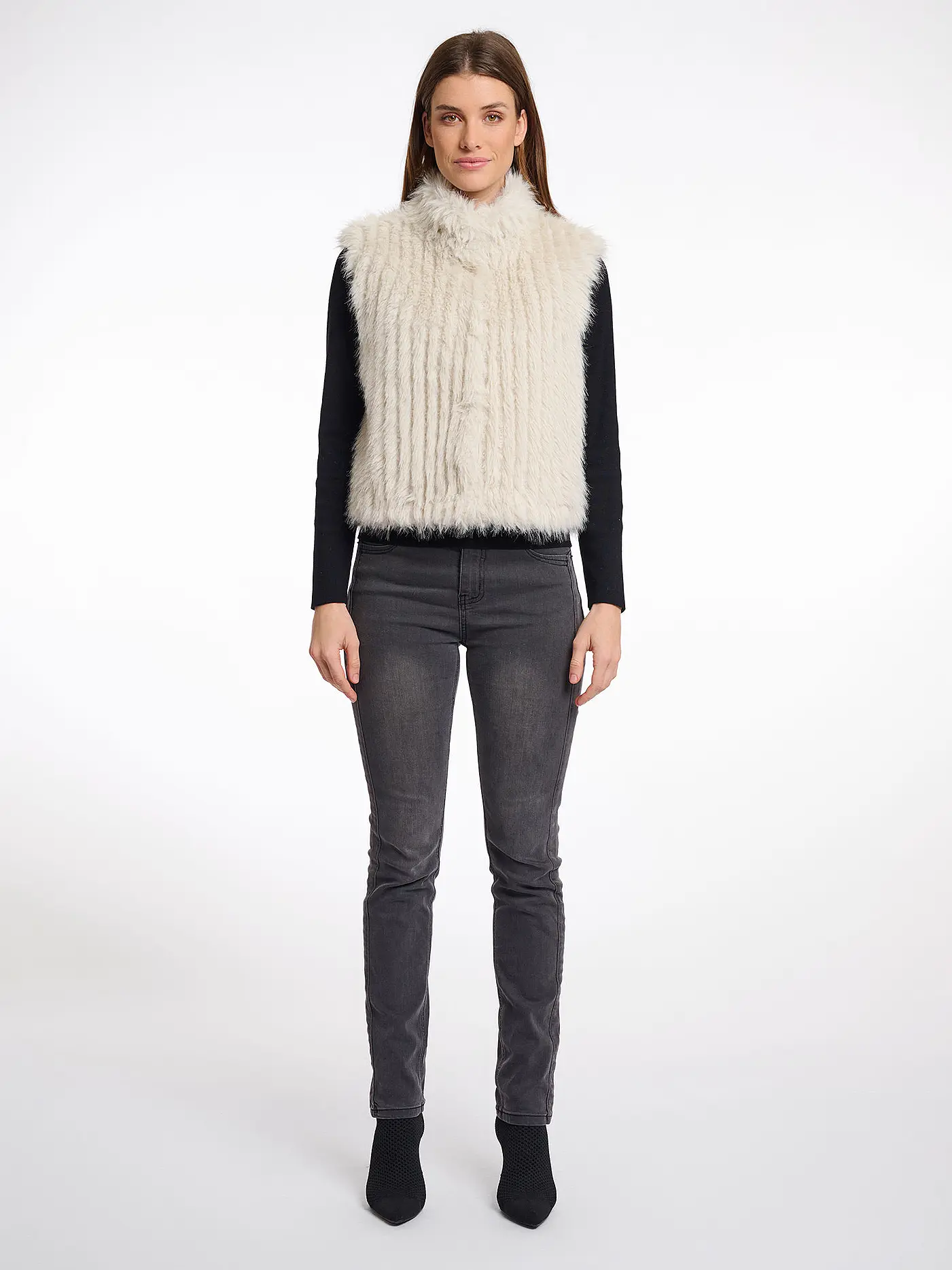 RINO&PELLE | Gilet in Felloptik DAVA | 